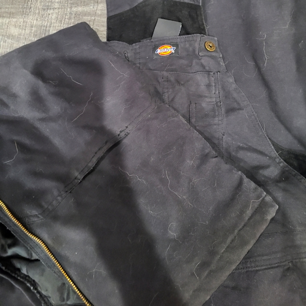 Dickies XLR black insulated bibs